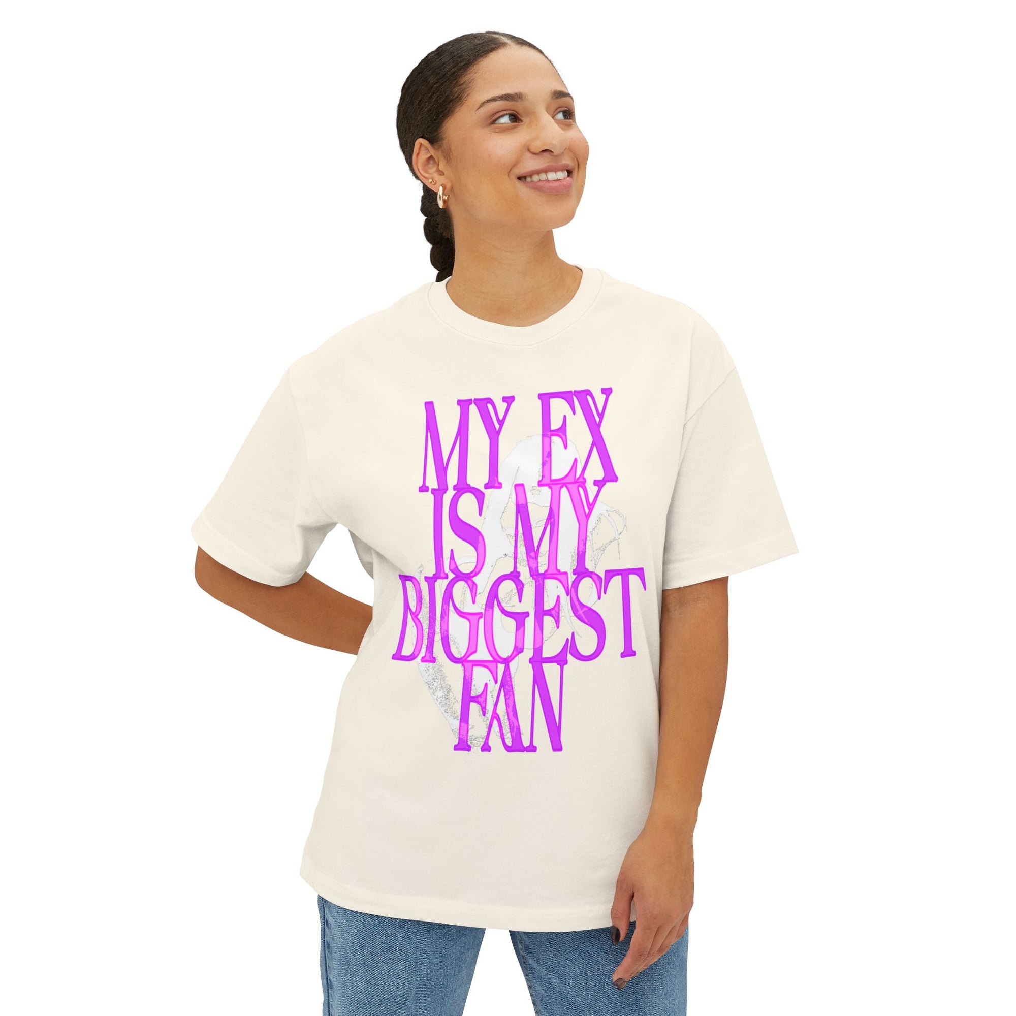 Unisex Oversized Boxy Tee with Bold Quotes - Perfect for Casual Days, Gift for Friends, Streetwear Vibe, Ideal for Birthdays, Parties, [...]